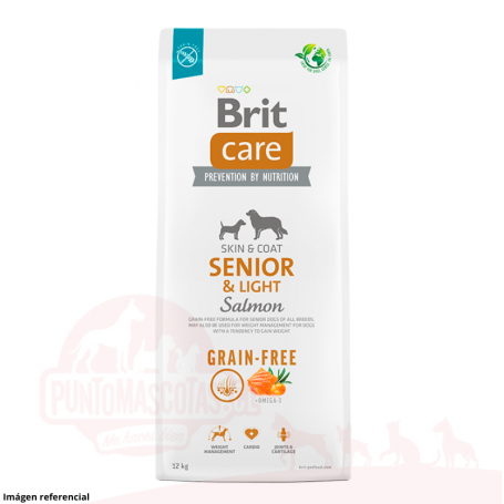 Brit Care Libre de Granos Senior & Light Salmon 12 kg