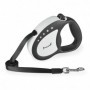 Correa Retractil Perro Mimo G 5 Mt 50kg Blanca