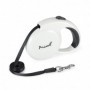 Correa Retractil Perro Mimo P 3 Mt 8kg Blanca