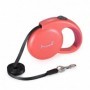 Correa Retractil Perro Mimo P 3 Mt 8kg Roja