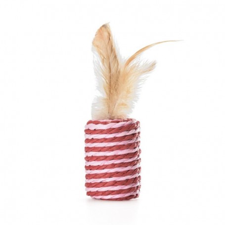 Juguete Para Gato Mimo Cilindro Fibra Na 4cm