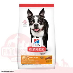 Hills Science Diet Small Bites Light, Alimento para perro adulto, b...