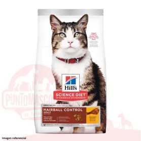 Hills Science Diet Hairball Control, alimento de control de bolas d...