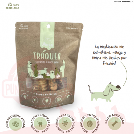 Masticable Winga Traquea de Vacuno