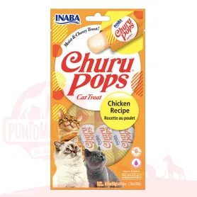 Churu Pops de Pollo para Gatos 4 unidades tubo