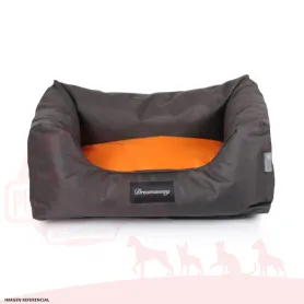 Cama Premium Dreamaway Boston Cafe/Naranjo - Talla L (80X67X22Cm) C...