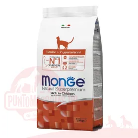 Monge Gato Senior Pollo 1,5 KG