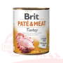 Alimento Humedo Brit Pate y Meat Turkey XL 800grs