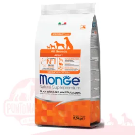 Monge Adulto All Breeds Pato 2.5kg 41127 16,990.00