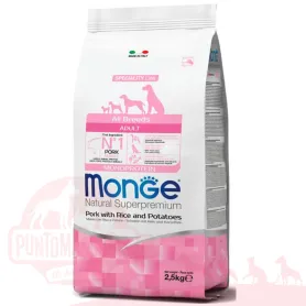 Monge Adulto All Breeds Pork 2.5kg 41130 19,990.00