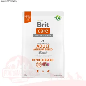 Brit Care Adult Medium Cordero y Arroz 3 kg 35716 21,990.00