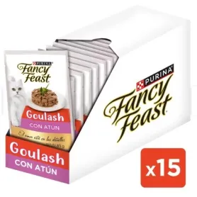 Pack Fancy Feast 15 Pouch Gato Goulash Atun 85g 41230 19,990.00