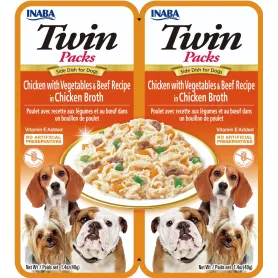 Pack Doble Perro Inaba Pollo, Vegetales y Carne en Caldo 41232 2,39...