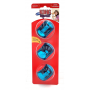 Set 3 Pelotas Kong Squeezz Accion Roja y Azul