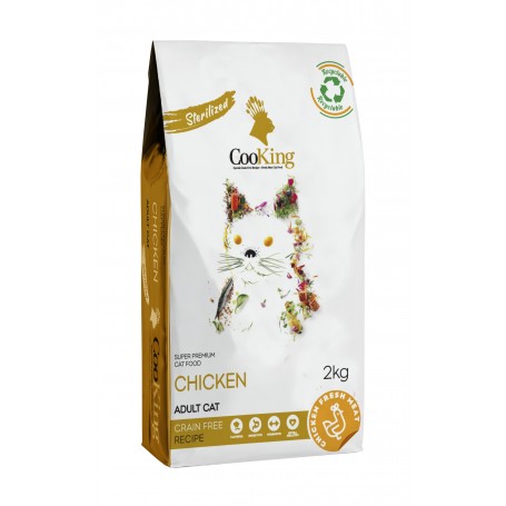 Cooking Gato Adulto Grain Free Esterilizado 2 kg