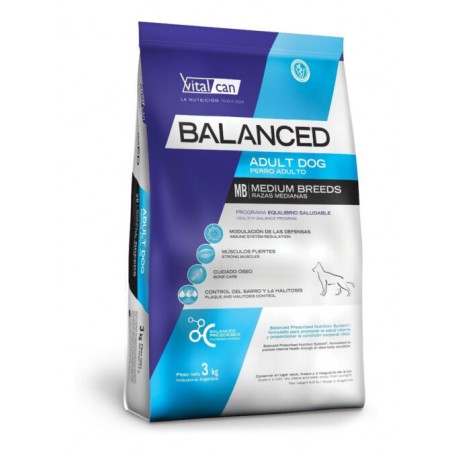 VitalCan Balanced Perro Adulto Raza Mediana 12 kg