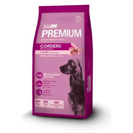 VitalCan Premium Cordero Perro Adulto 20 Kg