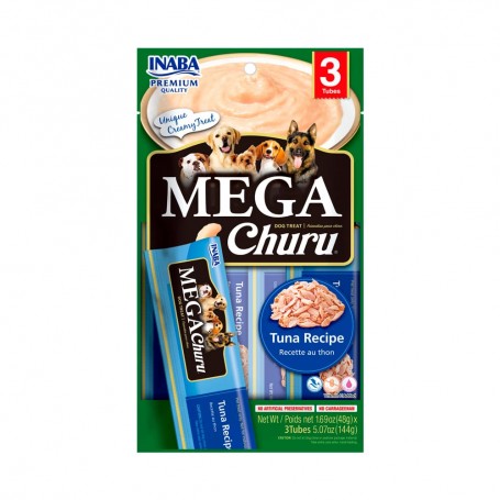 Golosinas Mega Churu de atún 3 unds