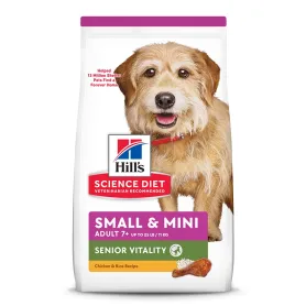 Hills Science Diet Small & Mini Senior Vitality, alimento para perr...