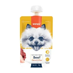 Wanpy Tasty Meat Paste Vacuno para Perros 90 gr 41386 2,490.00