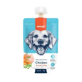 Wanpy Tasty Meat Paste Pollo para Perros 90 gr 41387 2,490.00