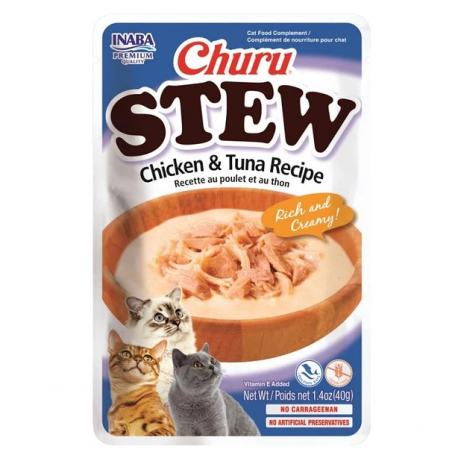 Churu Stew Pollo y Atún 40g