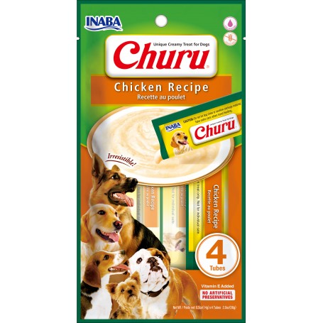 Golosinas Churu Receta Perro Pollo 4 unds