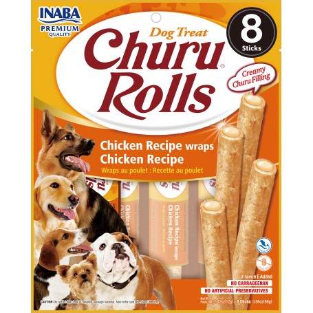 Golosinas Perro Churu Rolls Pollo