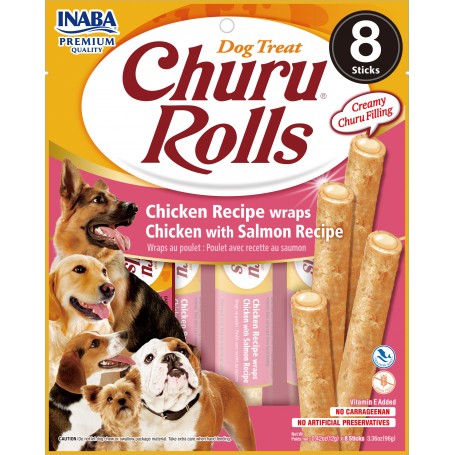 Golosinas Perro Churu Rolls Salmon
