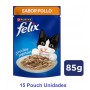 Felix Pollo Pack 15 Pouch 85grs