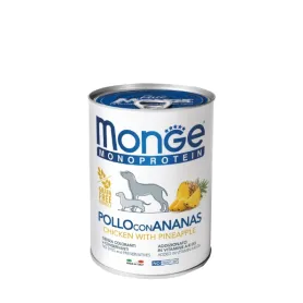 Monge Perro Mono Protein Pollo con Piña 400gr 41500 4,990.00
