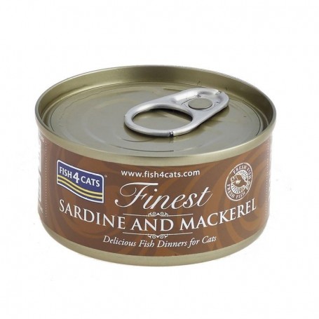 Fish4Cats Sardine With Mackerel 70 Gr