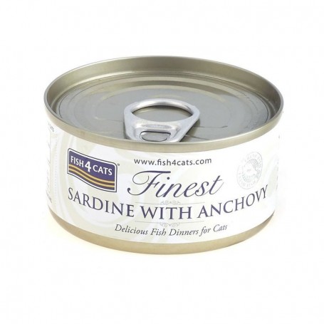 Fish4Cats Sardine With Anchovy 70 Gr