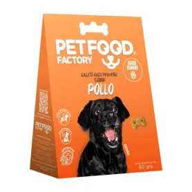 Galletas Horneadas Huesito Sabor Pollo Para Raza Pequeña - 80 Gramos