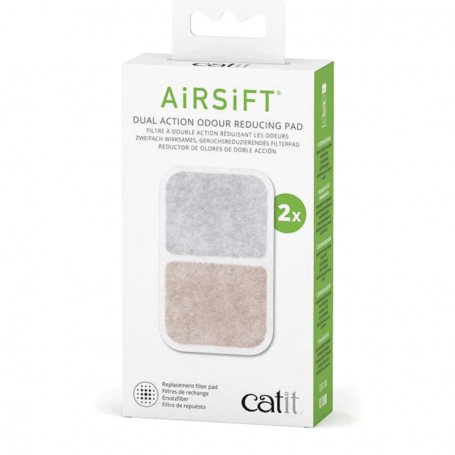 Catit Airsift Filtro Purificador – Pack de 2 Unidades