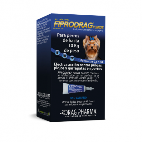 Fiprodrag Perros hasta 10 kg