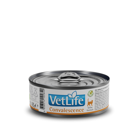 PACK 12 UNID. VET LIFE NATURAL DIET CAT CONVALESCENCE 85gr