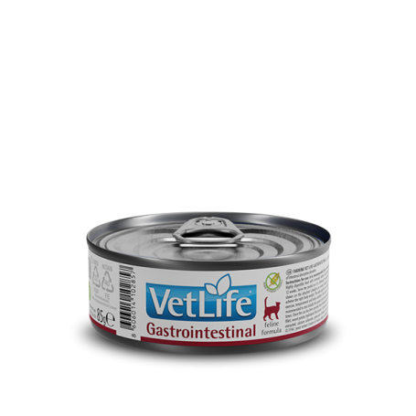 PACK 12 UNID. VET LIFE NATURAL DIET CAT GASTROINTESTINAL 85gr