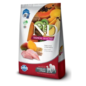  N&D TROPICAL CANINO ADULTO POLLO MEDIUM 10Kg 