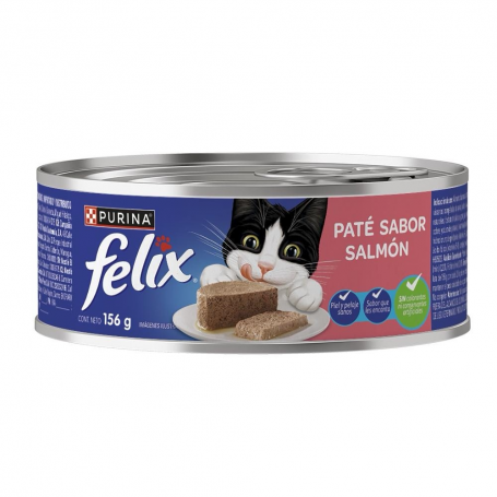 Pack 24 latas Alimento Húmedo Felix Sabor Salmón