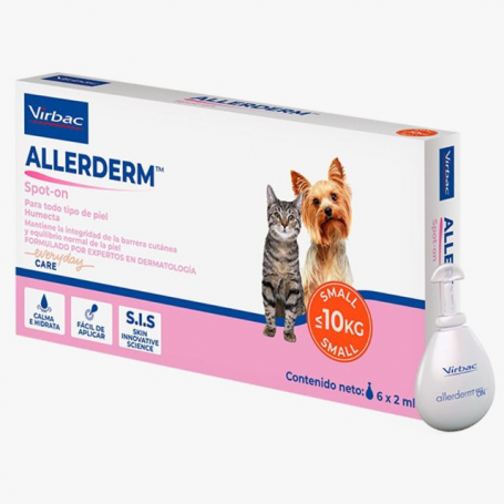 Ampolla Allerderm Spot-On 2 ml x 6 Pipetas