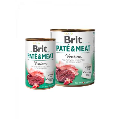 Brit Care Pate & Meat Venison 800gr