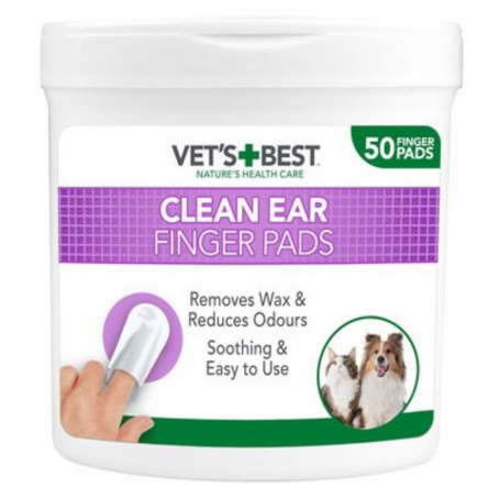 Vet's Best Toallitas para Limpieza de Oídos 50und