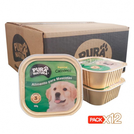 Almavet Pack 12 Pura Natura Perros Cachorros 300gr