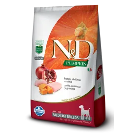 N&D Pumpkin Canine Adulto Medium Pollo 2.5KG 42128 21,990.00