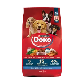 Doko Cachorro Carne, Leche, Cereal 16.5 Kg