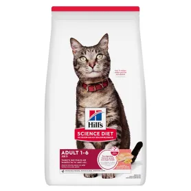 Hills Science Diet alimento para gatos adultos, salmón y arroz 1.5 ...