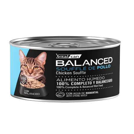Vitalcan Balanced Soufflé Gato Adulto – Pollo 85g
