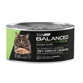 Vitalcan Balanced Soufflé Gato Castrado – Pollo 85g 42165 1,290.00