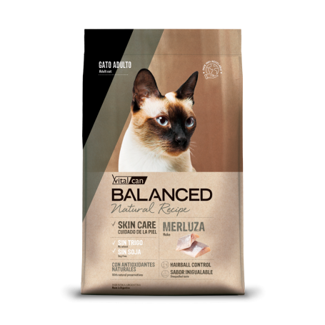 Vitalcan Balanced Natural Recipe Gato Adulto – Merluza 7.5Kg